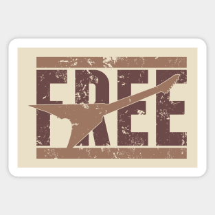 Free // Classic //Rock Sticker